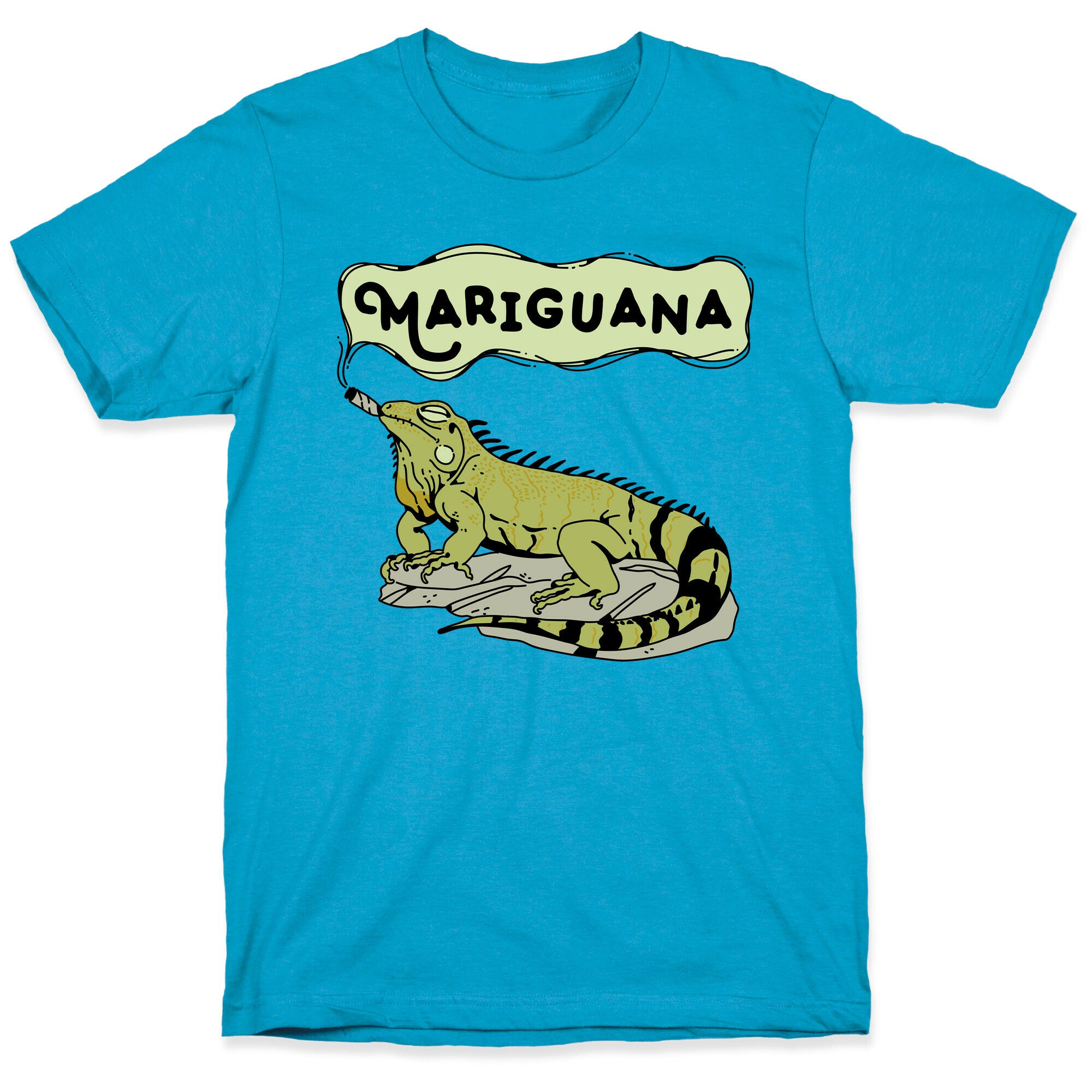 Mariguana Marijuana Iguana Unisex Triblend Tee